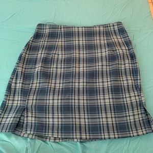 Shein plaid skirt